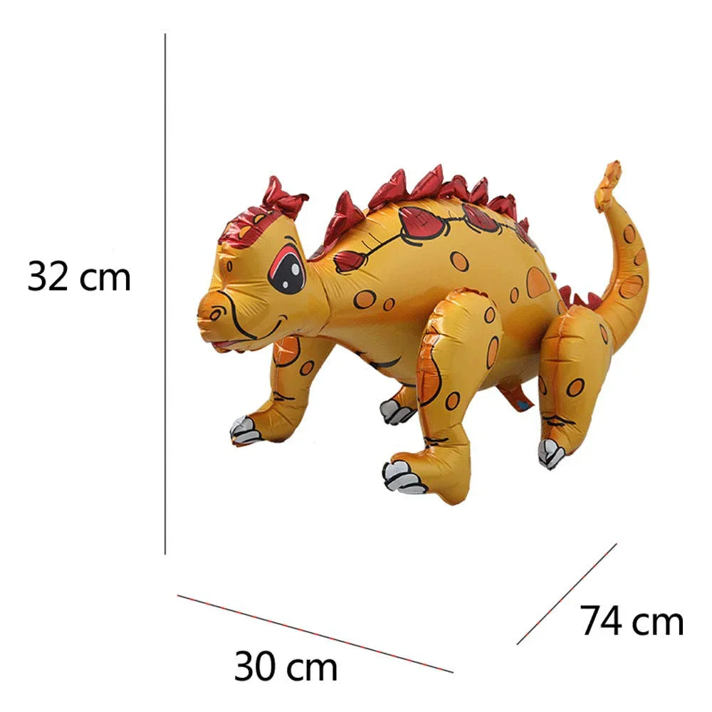 3D Self standing Dinosaur Tyrannosaurus Animal Balloons for Birthday Party Baby Shower Decoration Kit Inflatable Party Supplies