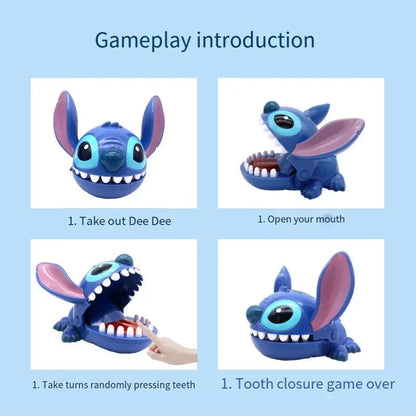 Stitch Biting Finger Toy Interactive Desktop Game Cute Alien Prank Gadget for Kids Family Parent Child Bonding Fun Party Favor