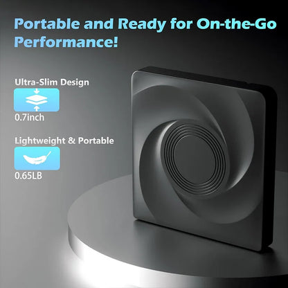 External Bluray Drive for Laptop PC BD/CD/DVD Read&Write Portable Blu ray Player Optical Drives USB 3.0 CD Burner