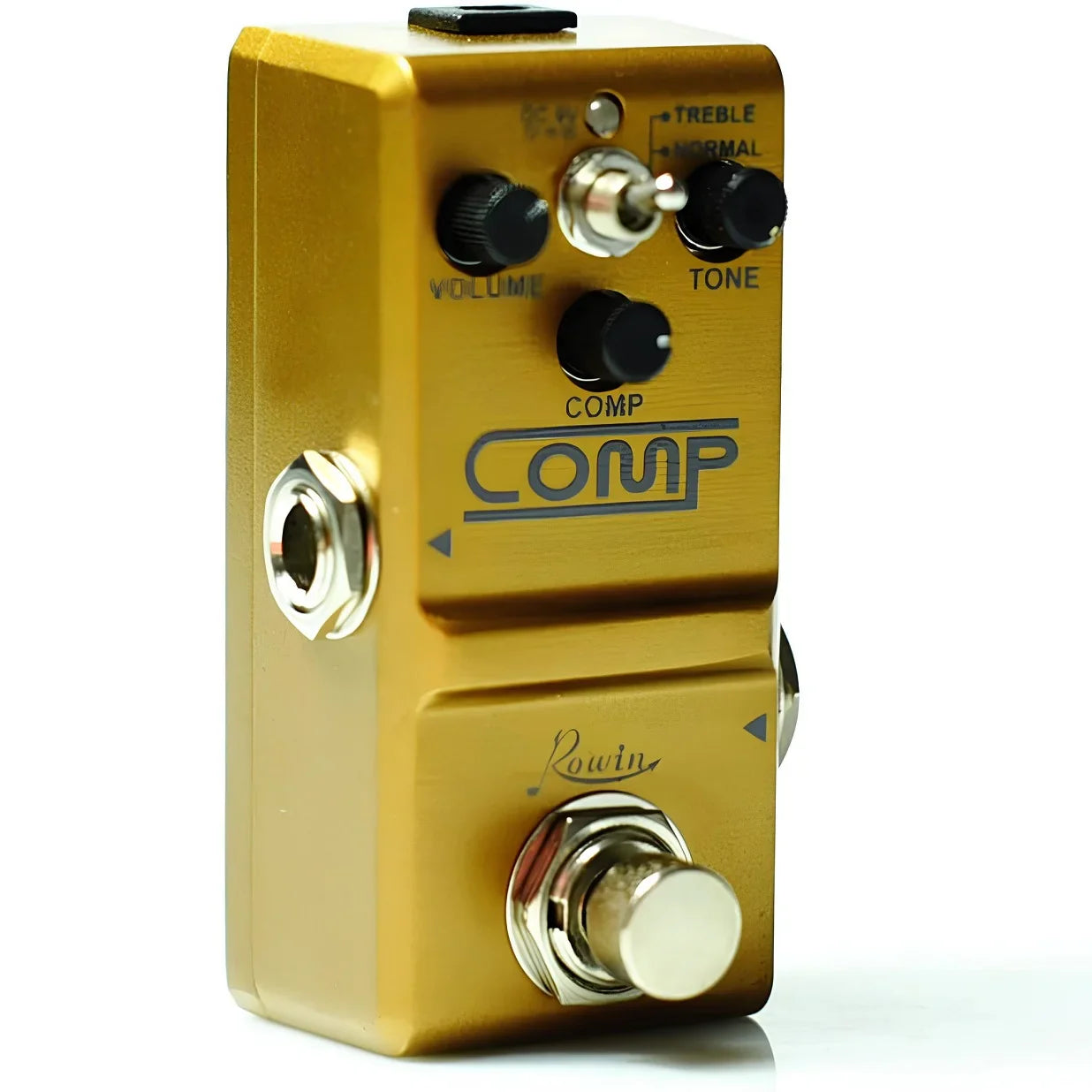 Rowin meilleur effet de Compression de pédale de compresseur de guitare de boîte de Comp analogique pour pédale de basse de guitare électrique True Bypass CS-3