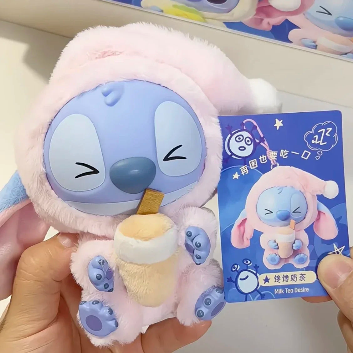 Stitch Eat Before Sleep Plush Series Blind Box Cute Vinyl Doll Ornament Pendant MysteryBox Surprise Toy Gift