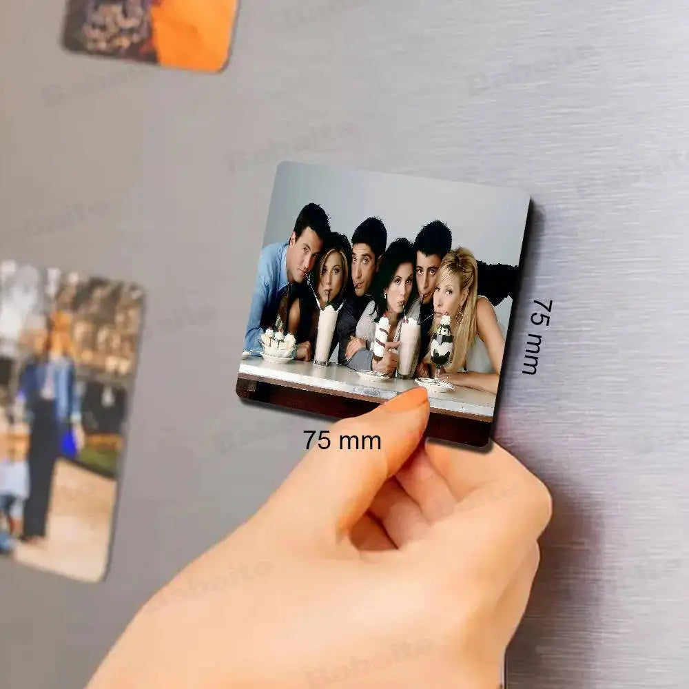 F-friends – aimants pour réfrigérateur avec Photo personnalisée, TV classique, cadeau pour la décoration de la maison, cadeau de saint-valentin, autocollant Photo magnétique