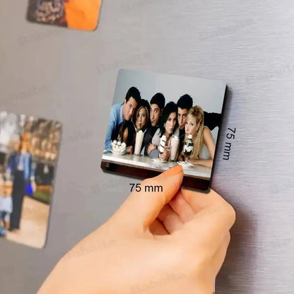 F-friends – aimants pour réfrigérateur avec Photo personnalisée, TV classique, cadeau pour la décoration de la maison, cadeau de saint-valentin, autocollant Photo magnétique