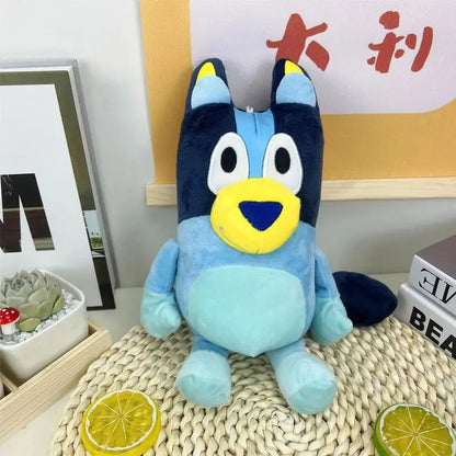 Family Stuffed Animals 17/28cm – Cartoon Dogs, Soft Plush Toys, Great for Birthdays and Christmas Gifts
