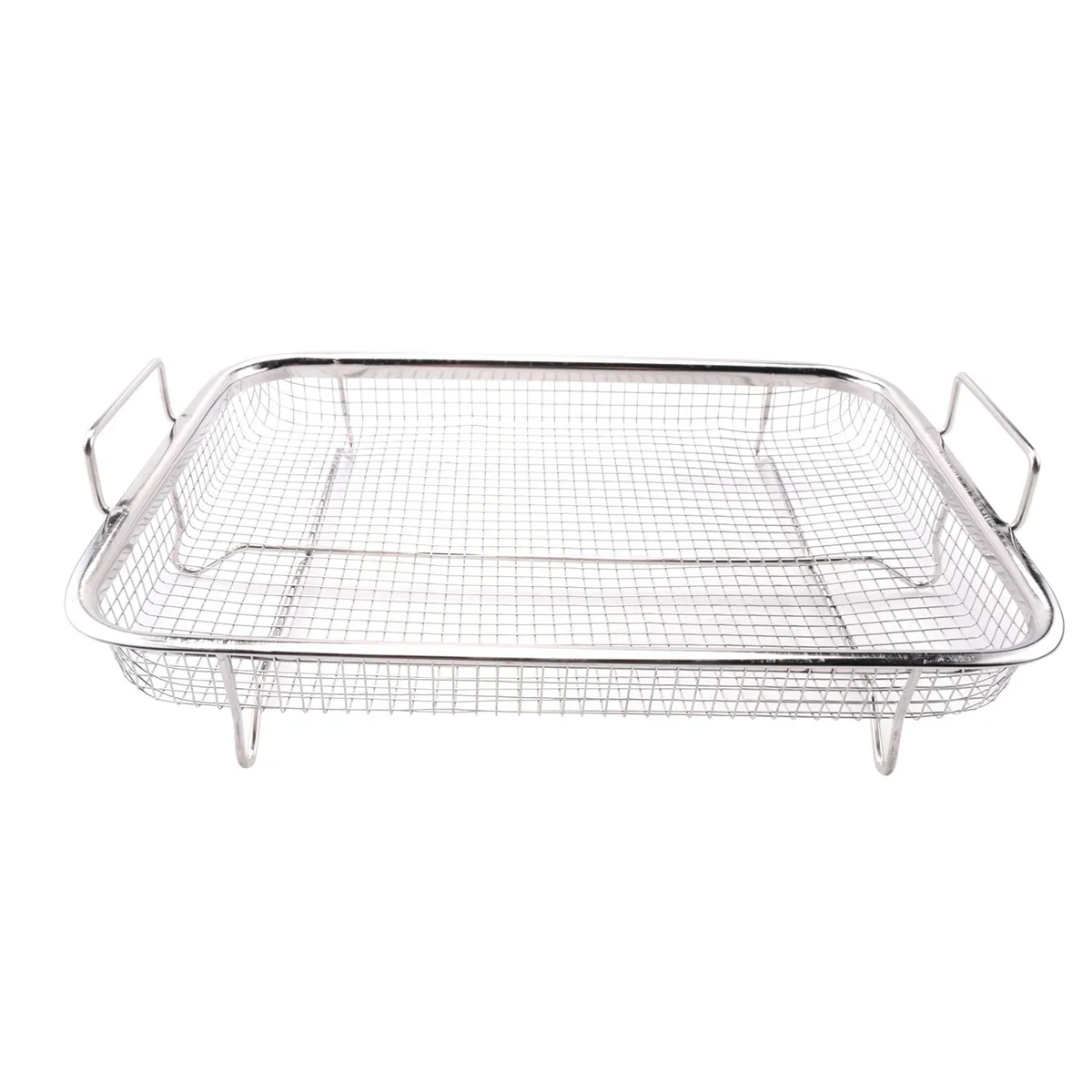 Air Fryer Basket for Oven,Stainless Steel Crisper Tray and Pan, Deluxe Air Fry in Your Oven, 2-Piece Set, for the Grill