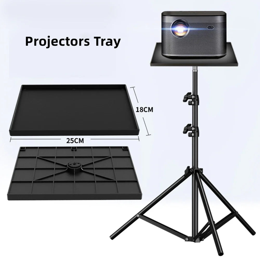 Nouveau plateau de projecteur 1 * plateau de projecteur 1/4 vis 100% tout neuf 25*18 cm cm (L * W) noir pour trépied support de haute qualité