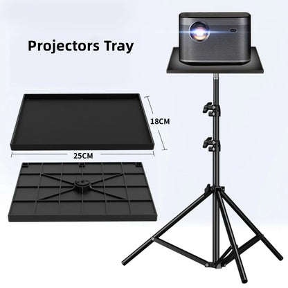 Nouveau plateau de projecteur 1 * plateau de projecteur 1/4 vis 100% tout neuf 25*18 cm cm (L * W) noir pour trépied support de haute qualité
