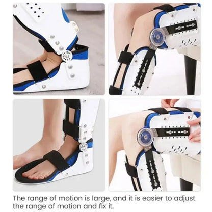 Attelle médicale réglable pour les articulations du genou, la cheville et le pied, soutien orthopédique pour les blessures au ménisque, soulagement des douleurs articulaires, renfort de rééducation