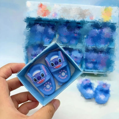 Stitchou Lilo and Stitchou animation peripheral creative cartoon cute slippers shape eraser school supplies clean and less debris