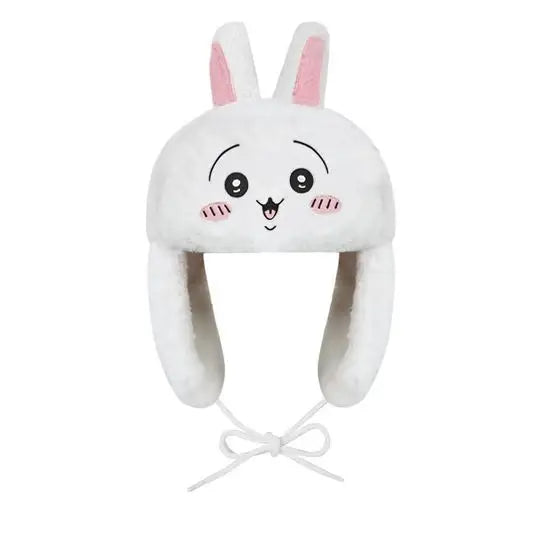 New Hot Winter Kuromi Spider Man Stitch Violent Bear Cartoon Hat Popular Man Women Cute Warm Ears Protection Hat New Year Gifts