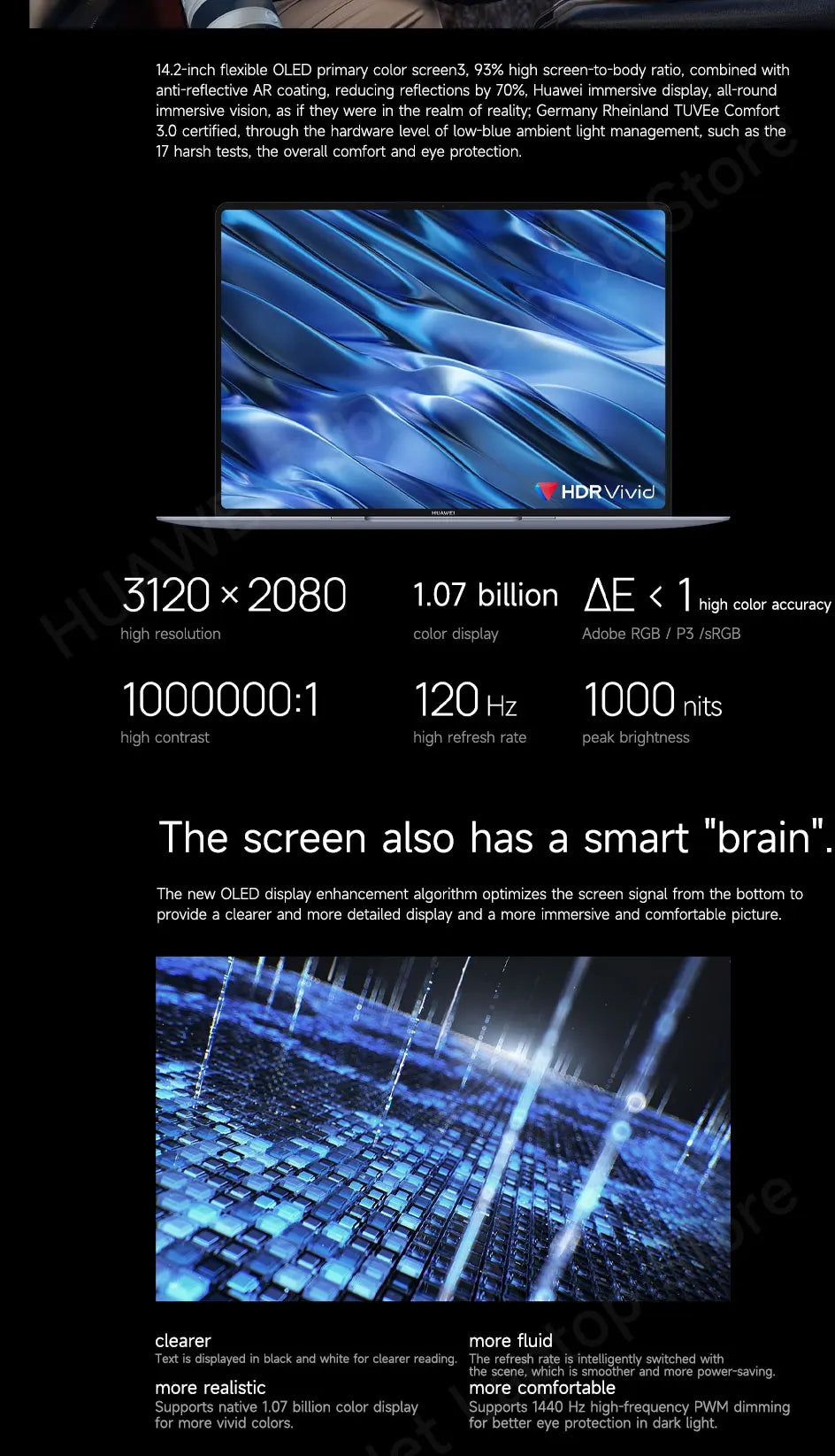 2024 HUAWEI MateBook X Pro Laptop Inter Core Ultra9 185H/Ultra7 155H 32/16GB 2/1TB Netbook 14.2inch 3.1k Touchscreen 120Hz OLED