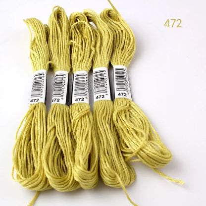433---581--10 pcs cross-stitch  Embroidery Thread Floss Sewing Skeins Craft DIY Bracelet braided