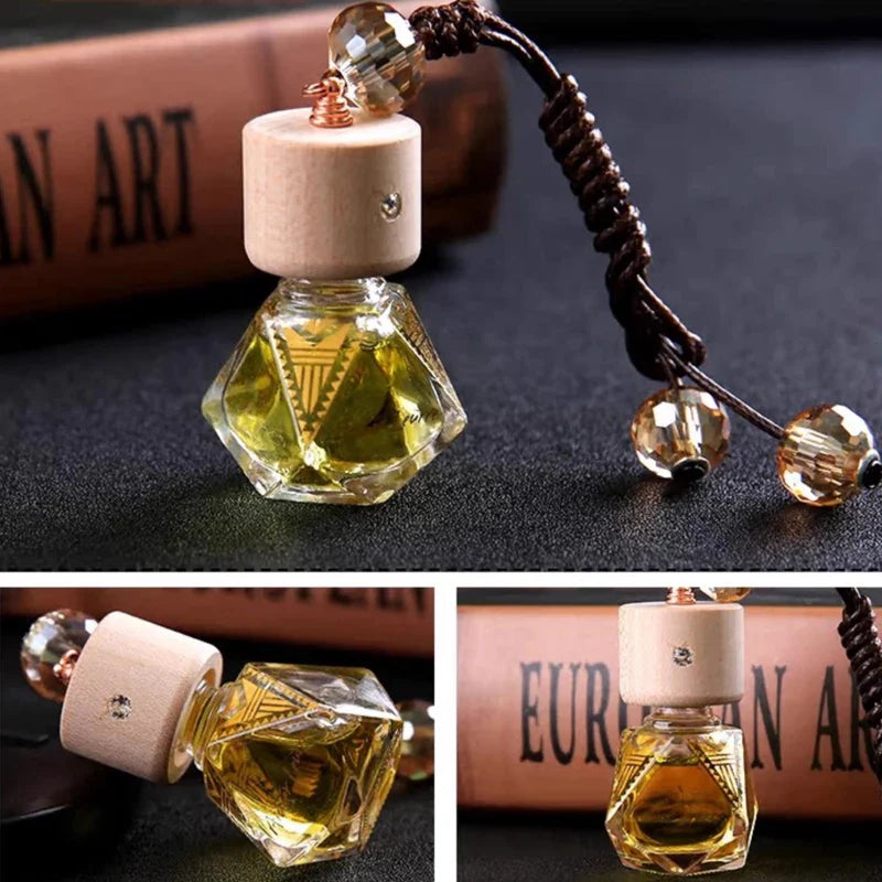 Car Air Freshener Hanging Car Perfume, Scented Car Diffuser for Vehicle Interior, Aromatic Car Fragrance Accessory