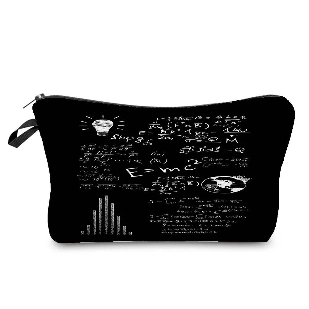 Sacs de rangement portables pour étudiant en sciences naturelles, poudres pour crayons, école, école, école, école, école, école, cadeaux du Nouvel An, mini sac de lavage