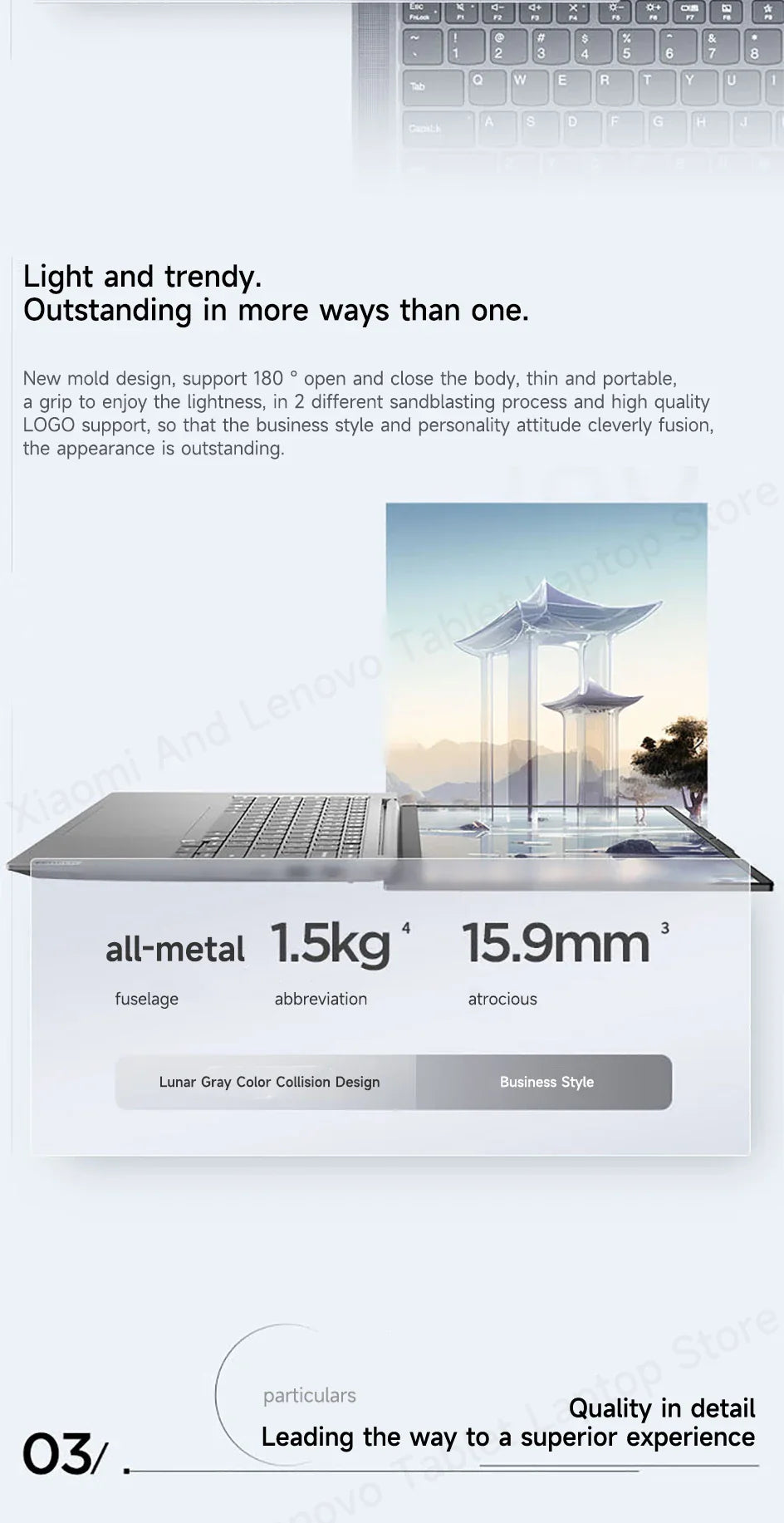 Lenovo Laptop Thinkbook 14+ 2024 AI 14.5" 3K 120Hz Screen UItra5-125H/UItra9-185H NVDIA RTX4060 Dolby Atoms Gaming Notebook PC