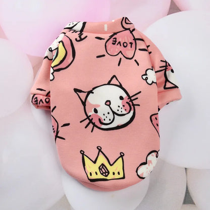 Chihuahua Chien Sweat-shirt Chiot Chat Pull Chiens Petit Chien Sweat à Capuche Manteau Hiver Chaud Vêtements pour Animaux de Compagnie pour Bouledogue