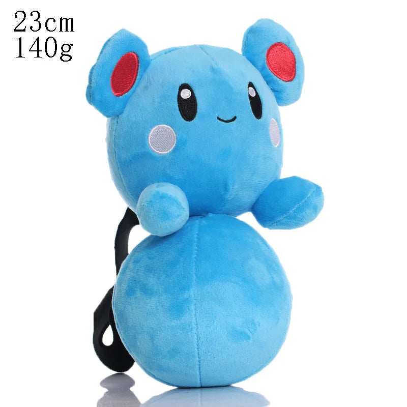 Pikachu Pokemon Plush Doll Charmander Bulbasaur Squirtle Psyduck Eevee Plush Soft Stuffed Animals Peluche Plushie Toy Gifts