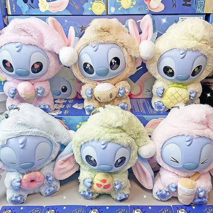 Stitch Eat Some Thing Before Sleep Series Vinyl Blind Box Bag Plush Pendant Cute Doll Mystery Box Toy Adult Gift