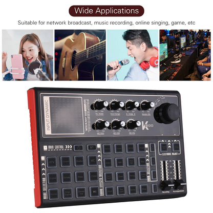 Muslady-Carte son SK300 Live, changeur de voix externe, centre commercial audio, batterie aste intégrée, effets sonores multiples