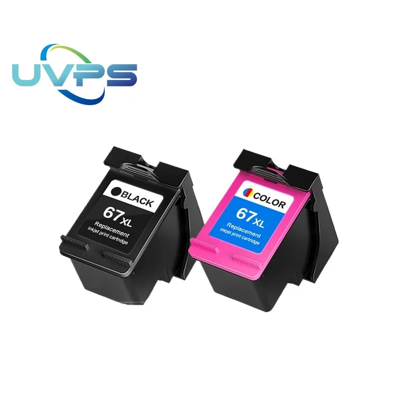 high-capacity high quality for HP67 67XL Ink Cartridge Inkjet for HP 67 ENVY 6020 6420 6052 6055 6058 Deskjet 1225 2732 Printer
