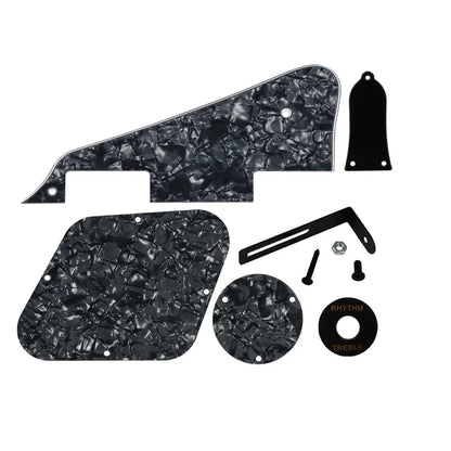 FLEOR – jeu de Pickguard pour guitare LP, couvercle de cavité, rythme, aigus et support métallique, vis, pièces de guitare