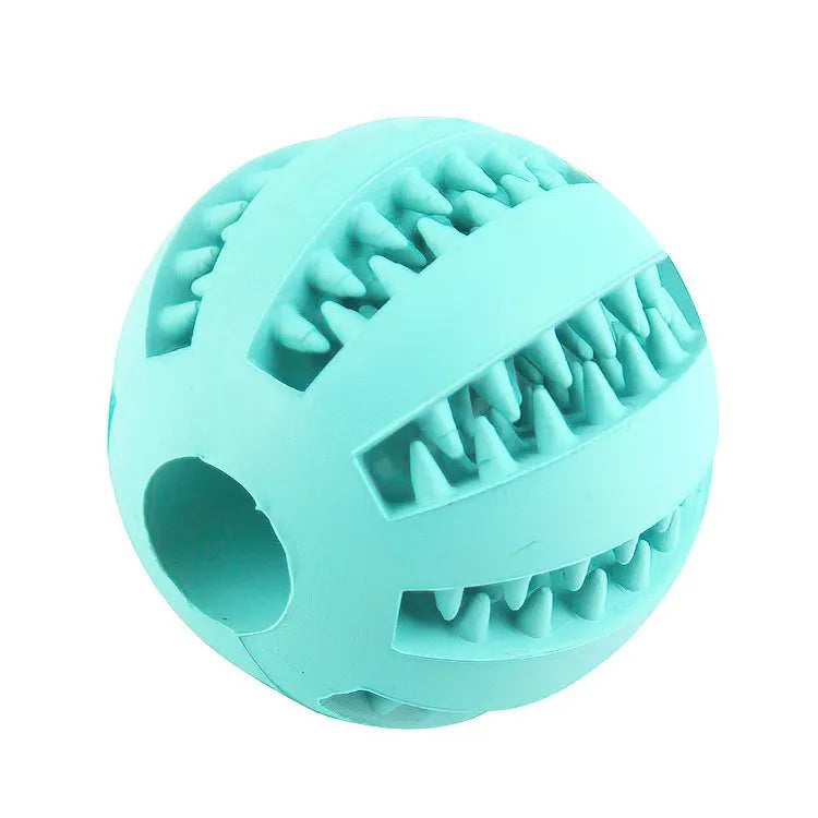 Balle de jouet pour chien, boule de jouet non toxique résistante aux morsures pour chiens de compagnie, chiot chat, mangeoire de friandises pour animaux de compagnie, boule de nettoyage des dents à mâcher