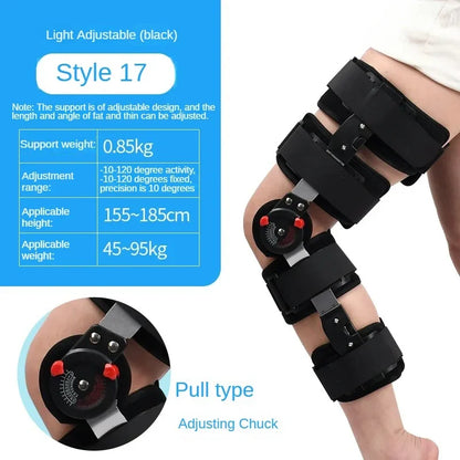Orthèse de pied réglable pour le rinçage du genou, orthèse des membres inférieurs, protecteur de fracture, soutien des articulations des jambes, soins génitaux ligamentaires
