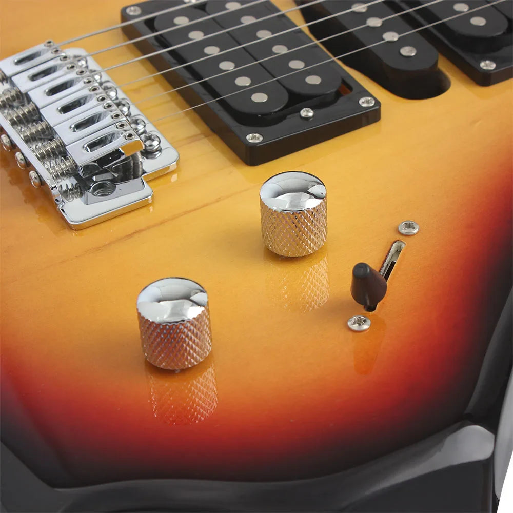 IRIN 6 cordes guitare électrique 24 frettes corps d'érable guitare électrique Guitarra avec sangle de sac pièces et accessoires de guitare nécessaires