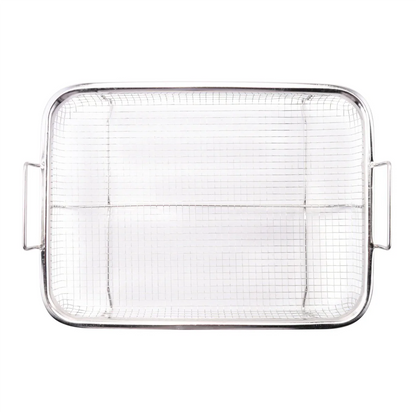 Air Fryer Basket for Oven,Stainless Steel Crisper Tray and Pan, Deluxe Air Fry in Your Oven, 2-Piece Set, for the Grill