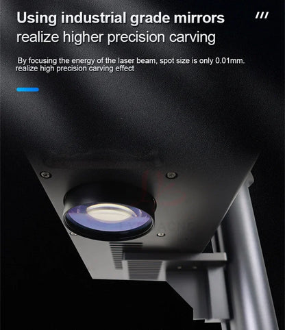 Fiber Laser Marking Machine 20W Mobile Control for Jewelry Metal Engraving Cutting 110x110mm Lens Computer Laser Marker 220V110V