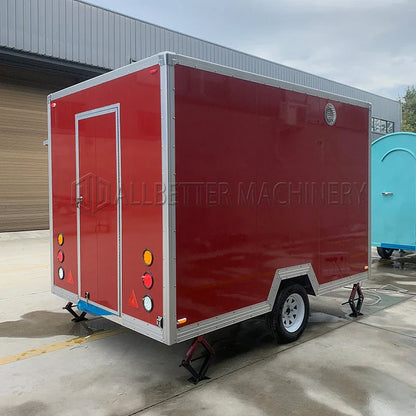 Remorque de restauration mobile Allbetter pour chariot de vente de produits alimentaires et de boissons, remorque de restauration rapide extérieure, camion de restauration personnalisé aux normes américaines