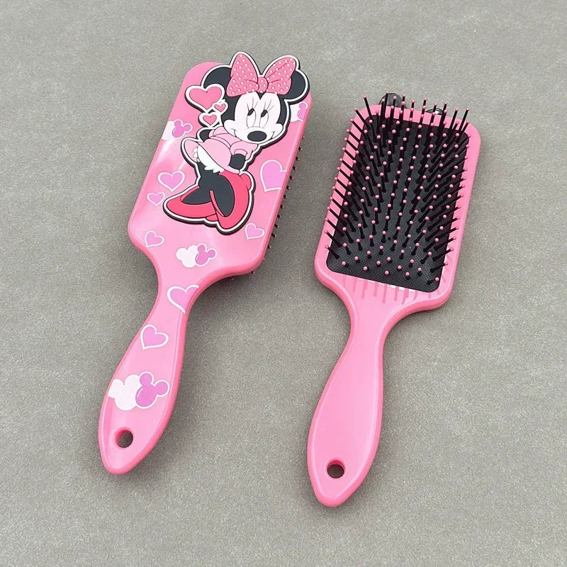 Stitch Air Cushion Combs Cartoon Minnie Mouse Pooh Bear Anime 3D Massage Comb Hair Brush Haircare Hairdressing Tool Girl Gifts