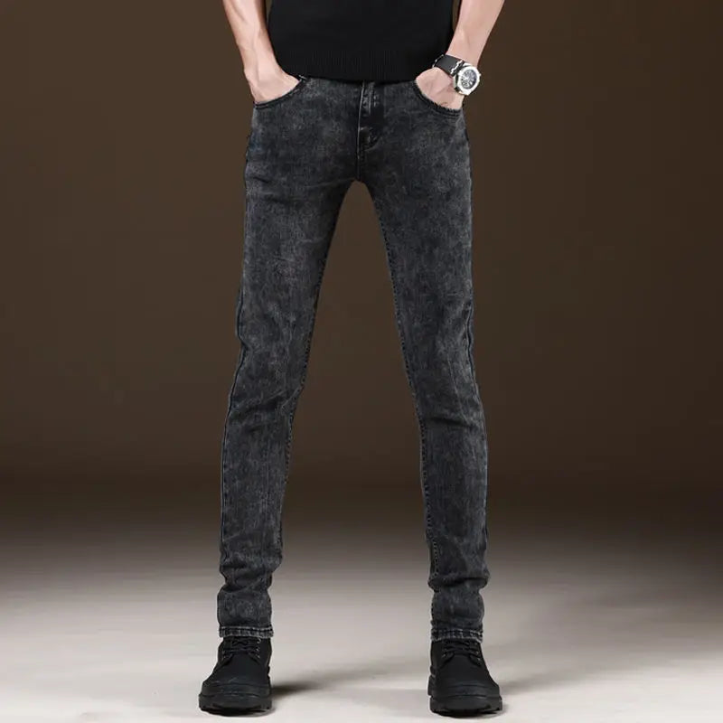 New Arrival 2024 Spring and Autumn Harajuku Italian Jeans Luxury Korean Brand Clothing Men Designer Slim Casual Jeans for Men