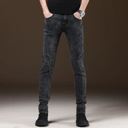 New Arrival 2024 Spring and Autumn Harajuku Italian Jeans Luxury Korean Brand Clothing Men Designer Slim Casual Jeans for Men