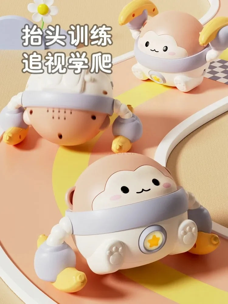 Jouets pour bébés, singes roulants électriques à commande vocale, chant et dansant, bébés âgés de 0 à 11 ans, pratiquant l'élevage des têtes