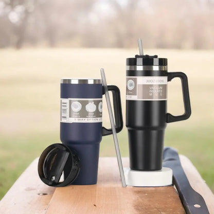 20oz/30oz Stainless Steel Thermos Water Bottle Car Insulated Cup Outdoor Sport Vacuum Flask Keeps Cold and Heat Thermal Mug