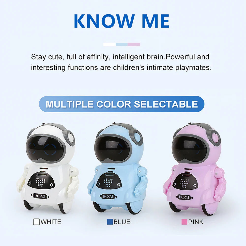 Robot peut parler, Dialogue interactif, reconnaissance vocale, enregistrement, chant et danse, conte d'histoires, Mini jouet Robot intelligent