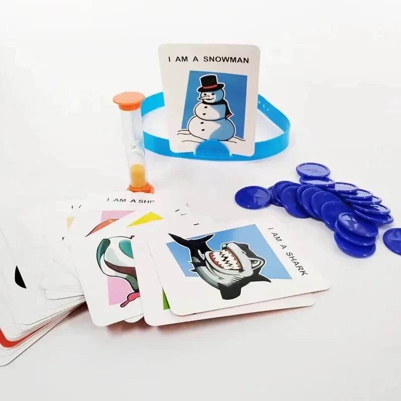 Jeu de société de devinettes d'image pour enfants, jeu pour enfants, jeux interactifs Parent-enfant pour la famille, jeux de fête