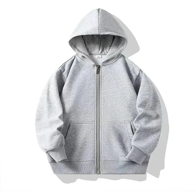 Sweat à capuche zippé Peppa Pig pour enfants, style dessin animé, pour garçons et filles de 3 à 14 ans