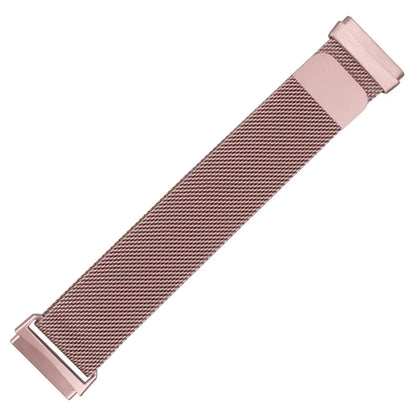 Bracelet à mailles milanaises en métal pour montre connectée Fitbit Versa 4/Versa 3 Bracelet officiel pour Fitbit Sense 2-1 Correa magnétique