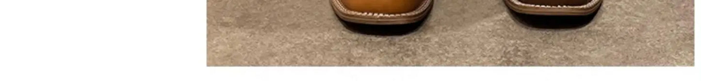 Versatile Western Cowboy Boots Summer Coarse Heel Embroidered Sleeve Knight Boots Mid Barrel Square Head Horseshoe Large