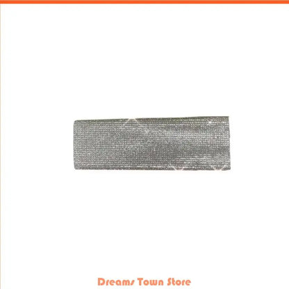 Decorative protective cover for microphone, adorned with rhinestones and sequins, compatible with 90% of portable wireless microphones used in KTVs and bars.