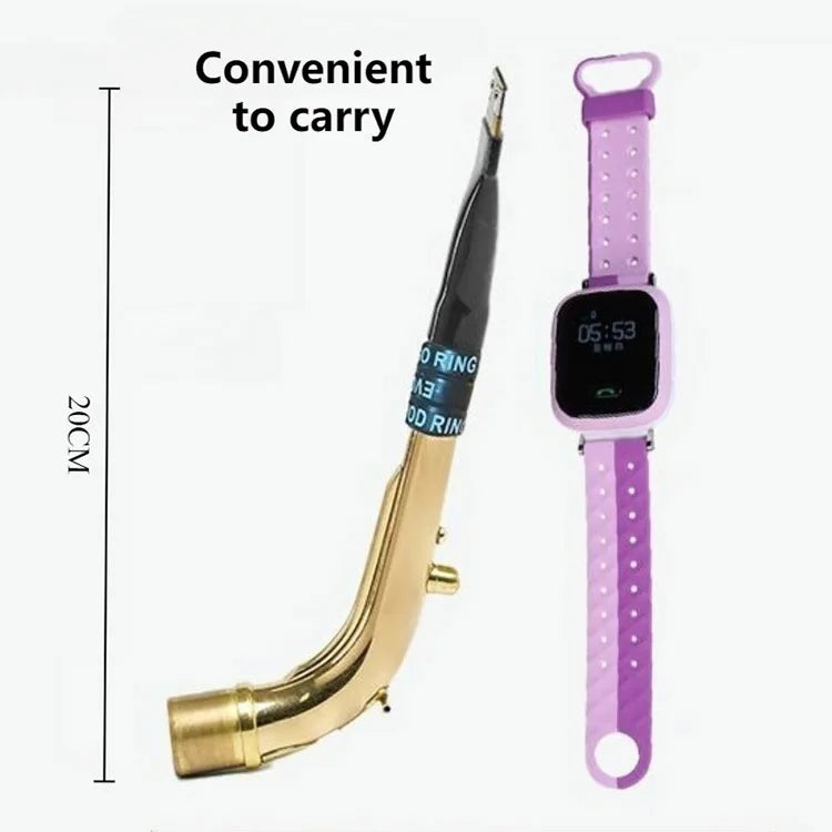 Flûte Kazoo professionnelle réglable en métal Saxophone adultes débutant jouant Instrument à vent Musical Portable Mini corne forte
