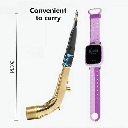 Flûte Kazoo professionnelle réglable en métal Saxophone adultes débutant jouant Instrument à vent Musical Portable Mini corne forte