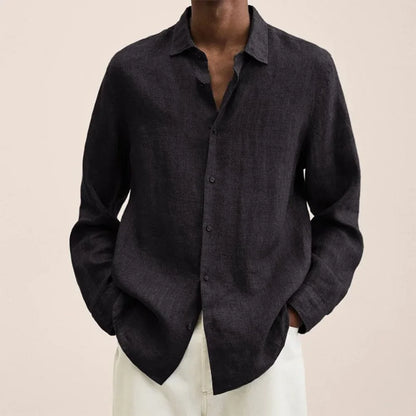 Nouvelle mode : chemises longues pour hommes, hauts décontractés amples, manches longues, revers pour hommes, tenue décontractée automne, Streetwear