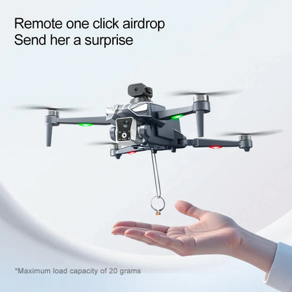 K18 Max RC Drone 8K double caméra sans brosse GPS 5G évitement d'obstacles pliable télécommande UAV grand écran quadrirotor VS K19