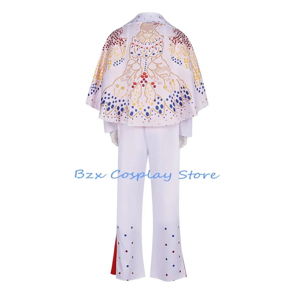 Costume de cosplay Le Roi pour homme, uniforme de rocker, tenue de carnaval, d'Halloween