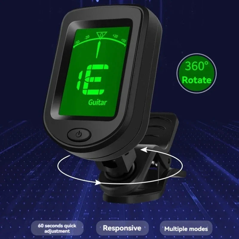 Folk guitar tuner Violin Folk Music Guzheng Pipa Erhu Twelve Average Rhythm Multifunctional Sound Crafting Device