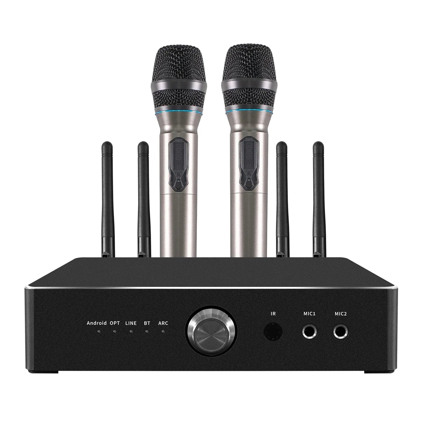600W Home Amplifier Audio Out Put Karaoke 4ohm Brand New Amplifier with 2 Microphone Support Subwoofer