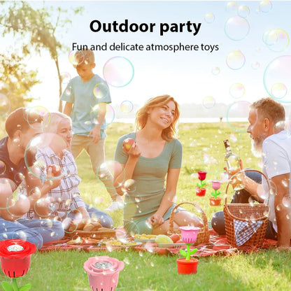 Machine à bulles verticale avec lampe sonore, pour anniversaire d'été, mariage en plein air, fête de noël, Rechargeable